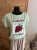 Koszulka damska MEGI Truskawka modny i wygodny basic Tshirt Miętowa s/m