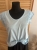 Bluzka damska bawełniana Letnia Tshirt Z koronką Romantyczna Niebieska