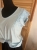 Bluzka damska bawełniana Letnia Tshirt Z koronką Romantyczna Niebieska