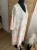 Sukienka z siateczki w kwiaty zwiewna luźna oversize Plus Size beżowa