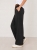 Szerokie spodne damskie Wide Leg Czarne z Paskiem Casual Uniwersalne