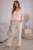 Bluzka Damska Serek w Romby Elegancka Sweter Lekki Casual Modna Różowa