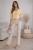 Bluzka Damska Serek w Romby Elegancka Sweter Lekki Casual Modna Żółta