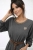 Sukienka Damska Midi Pasek Kieszenie Oversize Elegancka broszka Szara grafi