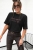 Bluzka koszulka t-shirt MOTION More Amore nadruk miękka czarna