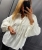 Bluzka oversize większa zwiewna nietoperzowa elegancka biała