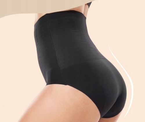 Wyszczuplające majtki wysokie modelujące brzuch sylwetkę wysoki stan XXL