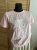 Koszulka damska MEGI Kokarda modny i wygodny basic Tshirt Różowa s/m