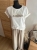 Koszulka damska MEGI AMOUR modny i wygodny basic Tshirt Bawełna Biała L/XL
