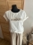 Koszulka damska MEGI AMOUR modny i wygodny basic Tshirt Bawełna Biała L/XL