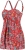 Strój kąpielowy dwuczęściowy push up Boho damski Tankini Spodenki M