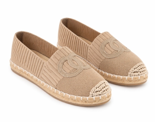 Espadryle damskie beżowe slip on lekkie wygodne letnie buty na lato 41