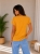 Koszulka damska T-Shirt MOTION z Cytrynkami serek klasyczna Pomarańczowa