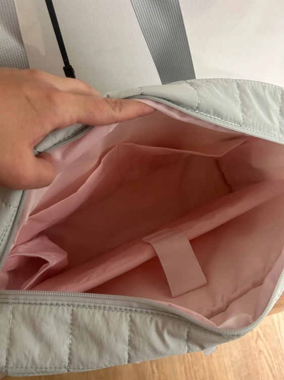 Duża weekendowa pikowana Torba damska Pojemna na Laptopa Duża Turkusowa