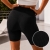 Legginsy Kolarki Prążek Szeroki Pas Wyszczuplające Czarna L/xl