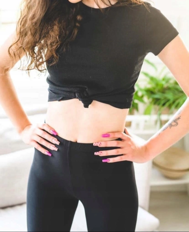 LEGGINSY DAMSKIE leginsy SPODNIE bambusowe KRYJĄCE getry czarne