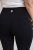 Sportowe legginsy fitness modelujące wysoki stan szeroki pas czarne